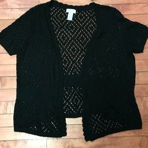 Short Sleeve Sweater Cardigan